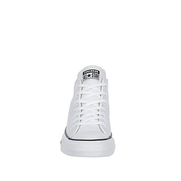 NWT Converse Women’s Chuck Taylor Madison Mid-Top Sneakers – White/Black, Size 8 - Picture 1 of 3